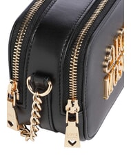 LOVE MOSCHINO LOVELY LOVE Mini trunk bag, with shoulder strap Black - Women&rsquo;s Bags - 6