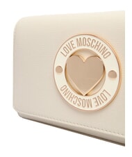 LOVE MOSCHINO SMART DAILY Clutch bag with metal shoulder strap ivory - Women&rsquo;s Bags - 5