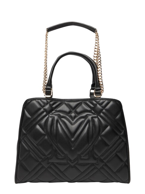 QUILTED Handbag, with chain shoulder strap Black - Women&rsquo;s Bags