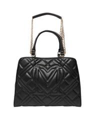 LOVE MOSCHINO QUILTED Handbag, with chain shoulder strap Black - Women&rsquo;s Bags - 3