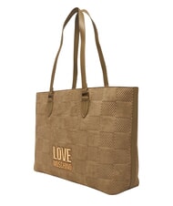LOVE MOSCHINO PATCHY Shopping bag, shoulder bag sand - Women&rsquo;s Bags - 3