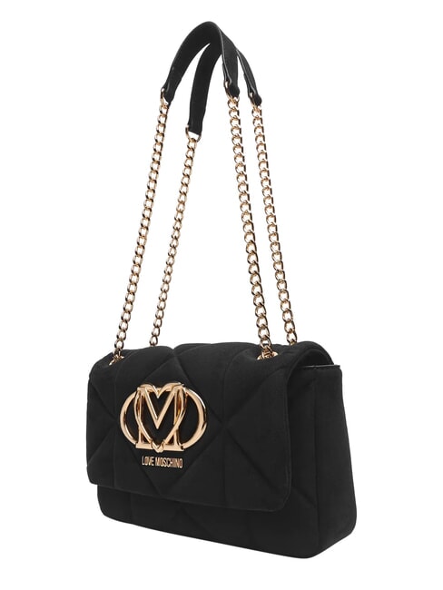 EMBOSSED Mini shoulder bag, with chain Black - Women&rsquo;s Bags