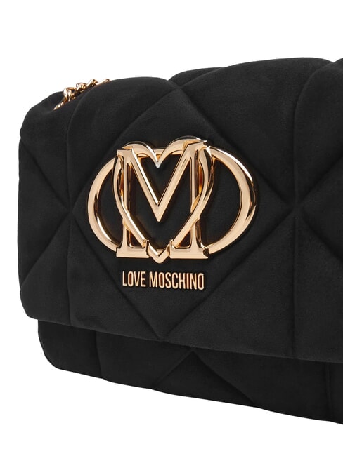 EMBOSSED Mini shoulder bag, with chain Black - Women&rsquo;s Bags