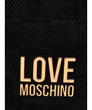 LOVE MOSCHINO PATCHY Backpack with logo Black - Women&rsquo;s Bags - 7