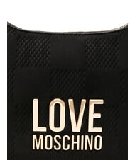 LOVE MOSCHINO PATCHY Shoulder bag Black - Women&rsquo;s Bags - 4
