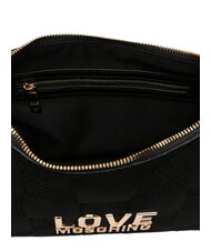 LOVE MOSCHINO PATCHY Shoulder bag Black - Women&rsquo;s Bags - 5