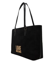 LOVE MOSCHINO PATCHY Shopping bag, shoulder bag Black - Women&rsquo;s Bags - 3