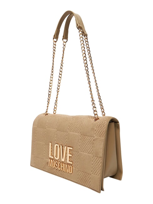 PATCHY Shoulder bag, with chain sand - Women&rsquo;s Bags