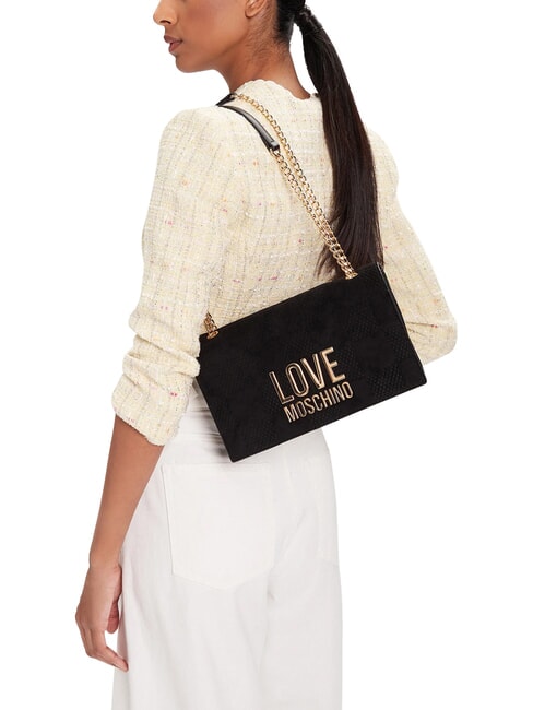 PATCHY Shoulder bag, with chain Black - Women&rsquo;s Bags