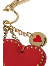 LOVE MOSCHINO CHARMS Keychain with metal logo - Key holders