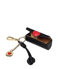 LOVE MOSCHINO CHARMS Keychain with metal logo - Key holders