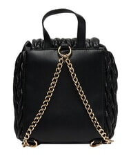LOVE MOSCHINO DEMURE Backpack with chain shoulder straps Black - Women&rsquo;s Bags - 3