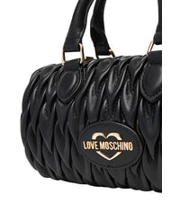 LOVE MOSCHINO DEMURE Mini handbag, with shoulder strap Black - Women&rsquo;s Bags - 5