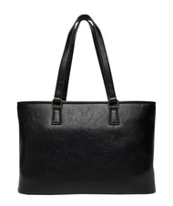 LOVE MOSCHINO EMBOSSED Shopping bag, double portability Black - Women&rsquo;s Bags - 3