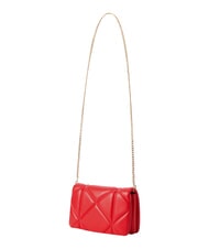 LOVE MOSCHINO EMBOSSED Mini shoulder bag, with chain RED - Women&rsquo;s Bags - 3