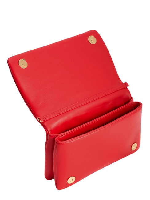 EMBOSSED Mini shoulder bag, with chain RED - Women&rsquo;s Bags