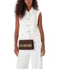 LOVE MOSCHINO SMART DAILY Clutch bag with chain I'm afraid - Women&rsquo;s Bags - 2