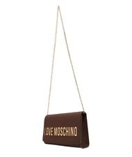 LOVE MOSCHINO SMART DAILY Clutch bag with chain I'm afraid - Women&rsquo;s Bags - 3