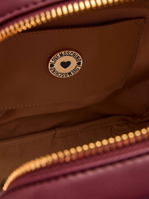 EMBOSSED Backpack with front pocket wine - Women&rsquo;s Bags