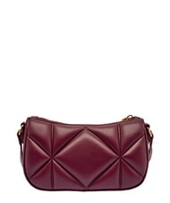 LOVE MOSCHINO EMBOSSED Shoulder bag, double portability wine - Women&rsquo;s Bags - 6