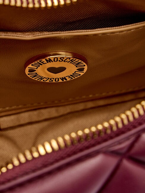 EMBOSSED Shoulder bag, double portability wine - Women&rsquo;s Bags