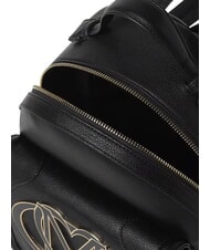 LOVE MOSCHINO LOGO Backpack with front pocket Black - Women&rsquo;s Bags - 4