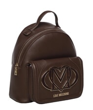 LOVE MOSCHINO LOGO Backpack with front pocket I'm afraid - Women&rsquo;s Bags - 3