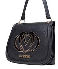 LOVE MOSCHINO LOGO Shoulder bag, with shoulder strap Black - Women&rsquo;s Bags - 4