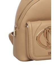 LOVE MOSCHINO LOGO Backpack with front pocket beige - Women&rsquo;s Bags - 4