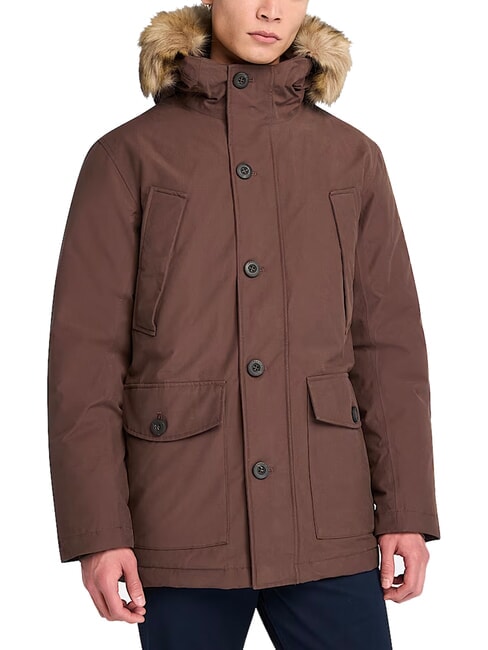 SCAR RIDGE Hooded jacket chocolate - Men's Jackets