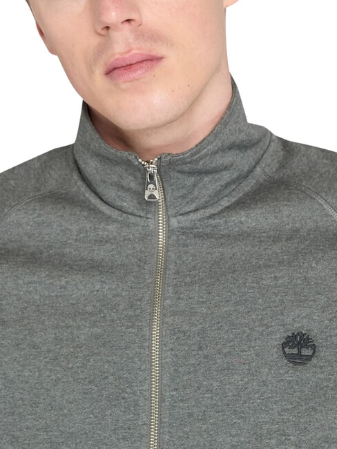 EXETER RIVER Full zip sweatshirt dark / gray / heather - Sweatshirts