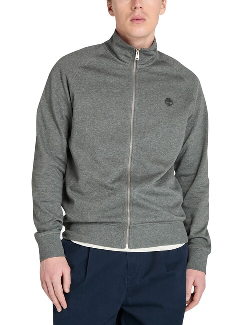 EXETER RIVER Full zip sweatshirt dark / gray / heather - Sweatshirts