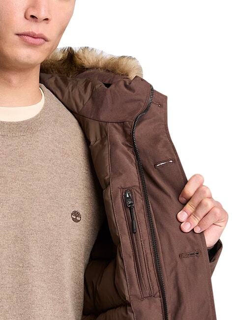SCAR RIDGE Hooded jacket chocolate - Men's Jackets