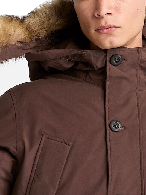 SCAR RIDGE Hooded jacket chocolate - Men's Jackets