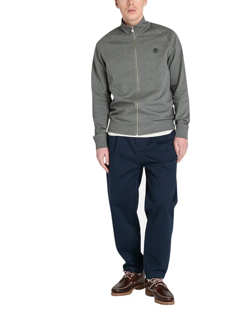 EXETER RIVER Full zip sweatshirt dark / gray / heather - Sweatshirts