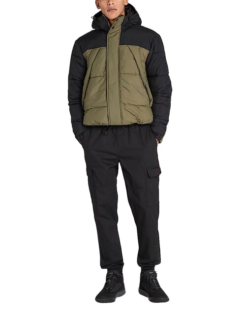 PUFFET Water repellent down jacket black/grape leaf - Men's down jackets