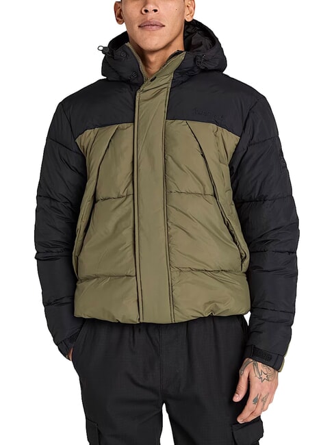 PUFFET Water repellent down jacket black/grape leaf - Men's down jackets