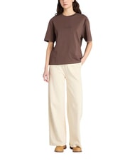TIMBERLAND LUSH COMFORT Cotton T-Shirt chocolate - T-shirt - 2