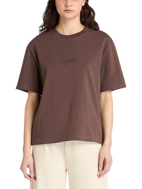 LUSH COMFORT Cotton T-Shirt chocolate - T-shirt