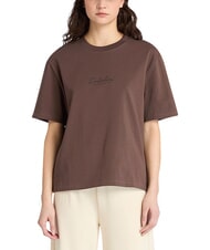 TIMBERLAND LUSH COMFORT Cotton T-Shirt chocolate - T-shirt - 4