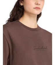 TIMBERLAND LUSH COMFORT Cotton T-Shirt chocolate - T-shirt - 5