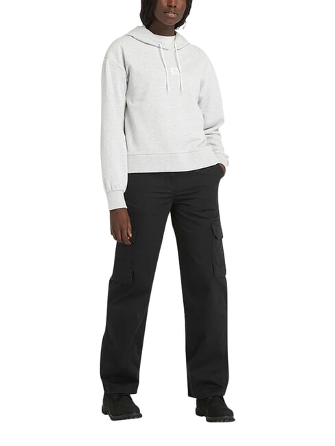 STACK LOGO Hoodie light grey melange - Women's Sweatshirts