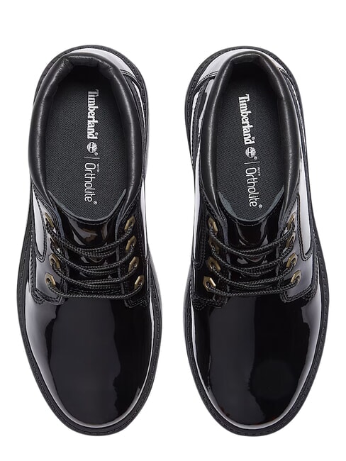 STONE STREET Waterproof leather ankle boot black patent leather - Women&rsquo;s shoes