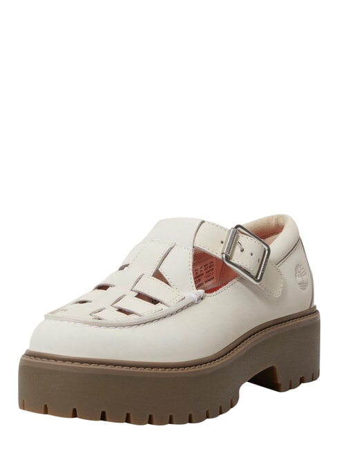 STONE STREET BUCKLE Leather platform shoe natural nubuck - Women&rsquo;s shoes