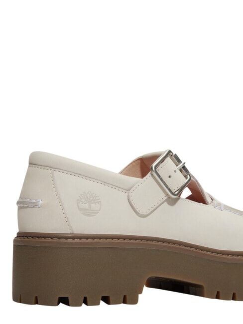 STONE STREET BUCKLE Leather platform shoe natural nubuck - Women&rsquo;s shoes