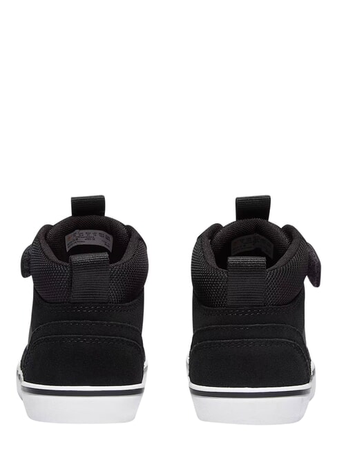 STONE JUMP MID Mixed leather sneakers black suede - Baby Shoes