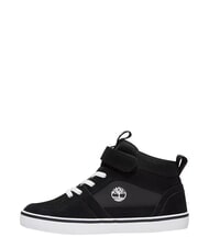 TIMBERLAND STONE JUMP MID Mixed leather sneakers black suede - Baby Shoes - 8
