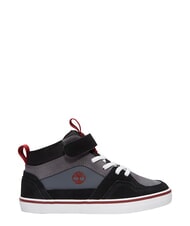 TIMBERLAND STONE JUMP MID Mixed leather sneakers dark gray suede - Baby Shoes - 4