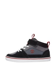 TIMBERLAND STONE JUMP MID Mixed leather sneakers dark gray suede - Baby Shoes - 8