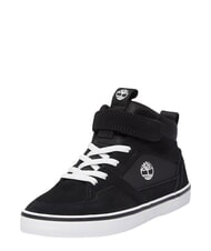 TIMBERLAND STONE JUMP MID Mixed leather sneakers black suede - Baby Shoes - 6